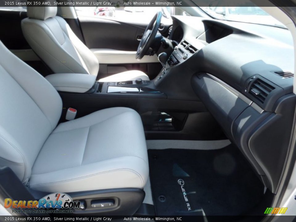 2015 Lexus RX 350 AWD Silver Lining Metallic / Light Gray Photo #13