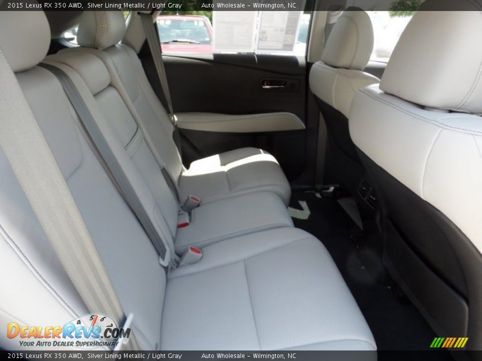 2015 Lexus RX 350 AWD Silver Lining Metallic / Light Gray Photo #14