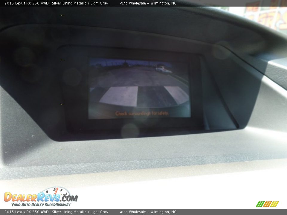2015 Lexus RX 350 AWD Silver Lining Metallic / Light Gray Photo #17