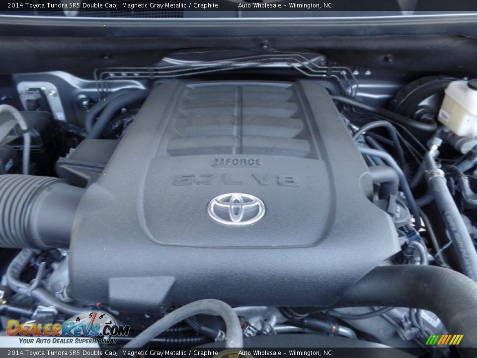 2014 Toyota Tundra SR5 Double Cab Magnetic Gray Metallic / Graphite Photo #6