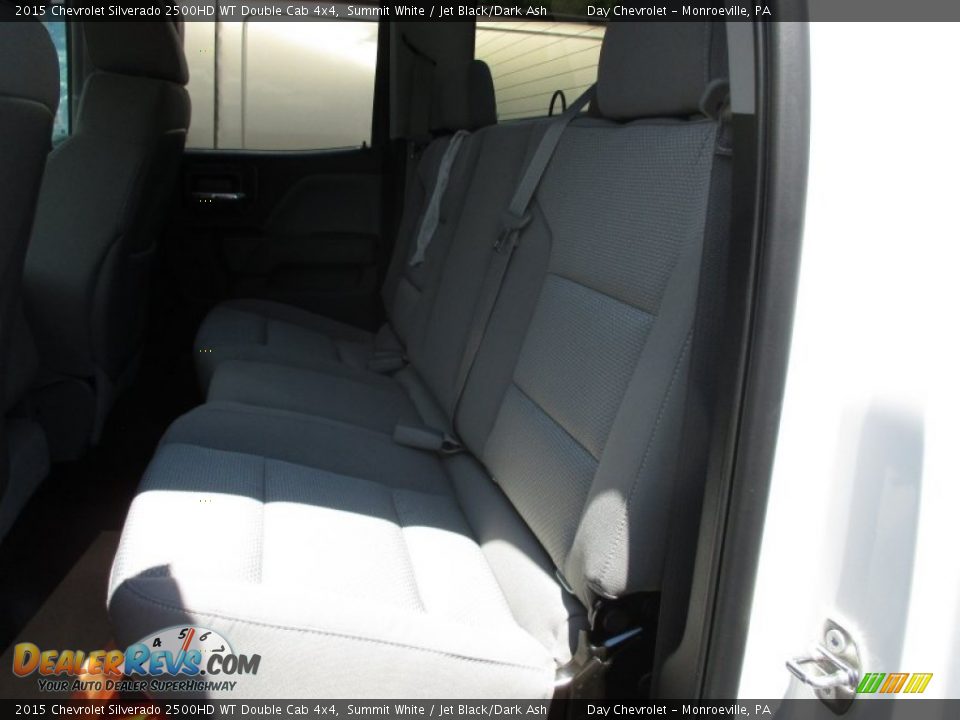 2015 Chevrolet Silverado 2500HD WT Double Cab 4x4 Summit White / Jet Black/Dark Ash Photo #14