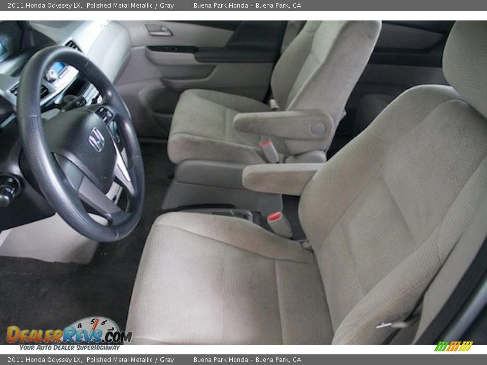 2011 Honda Odyssey LX Polished Metal Metallic / Gray Photo #3