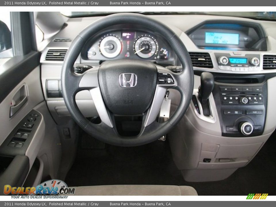 2011 Honda Odyssey LX Polished Metal Metallic / Gray Photo #5