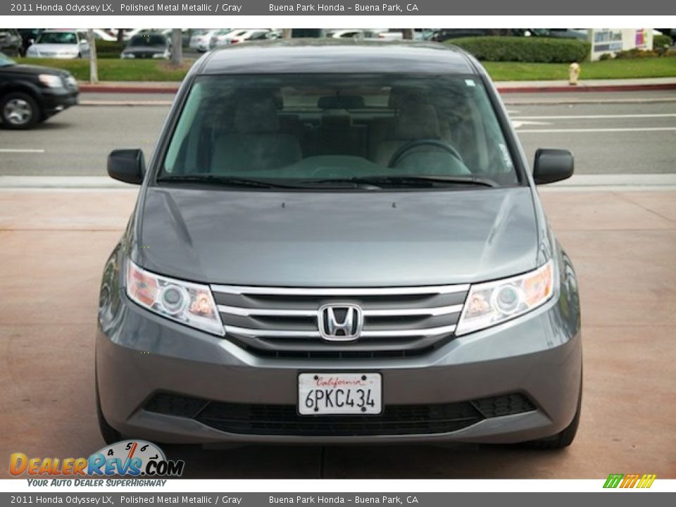 2011 Honda Odyssey LX Polished Metal Metallic / Gray Photo #7