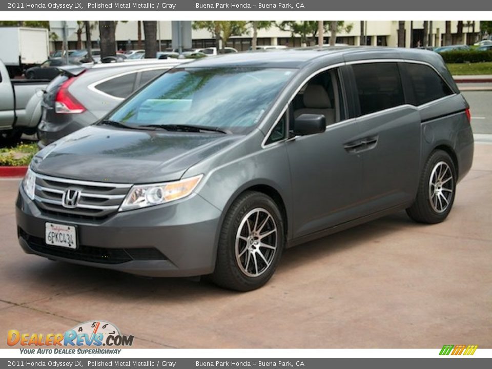 2011 Honda Odyssey LX Polished Metal Metallic / Gray Photo #8