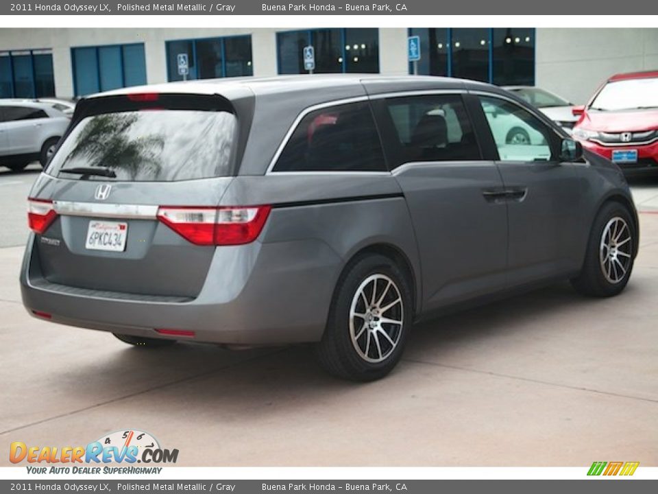 2011 Honda Odyssey LX Polished Metal Metallic / Gray Photo #11