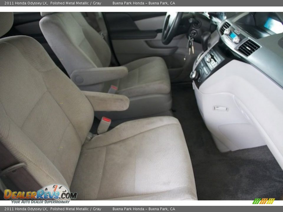 2011 Honda Odyssey LX Polished Metal Metallic / Gray Photo #22