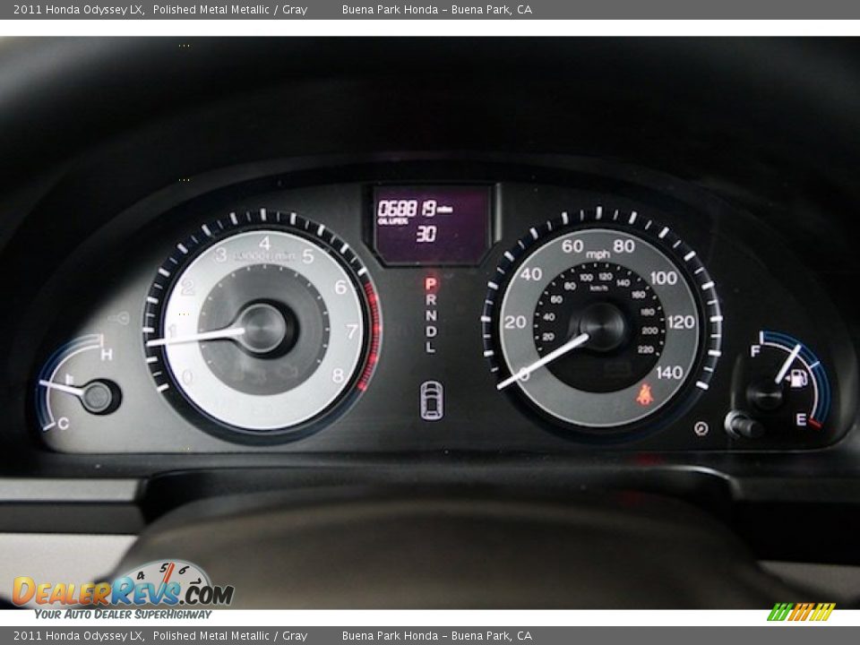 2011 Honda Odyssey LX Polished Metal Metallic / Gray Photo #24
