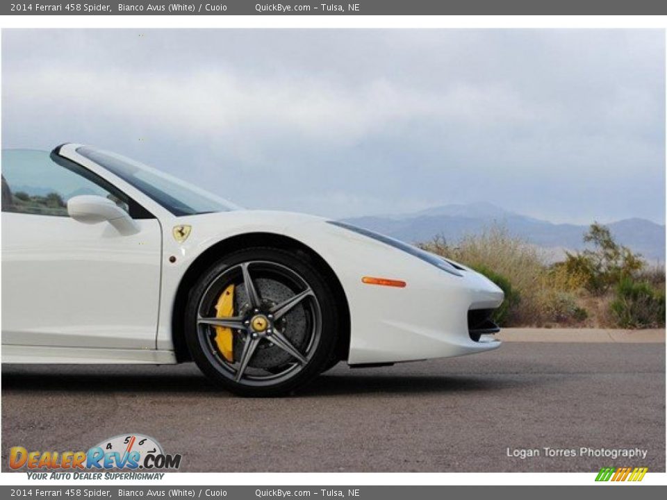 2014 Ferrari 458 Spider Bianco Avus (White) / Cuoio Photo #4