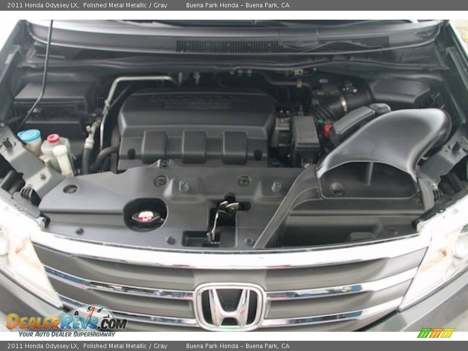 2011 Honda Odyssey LX Polished Metal Metallic / Gray Photo #27
