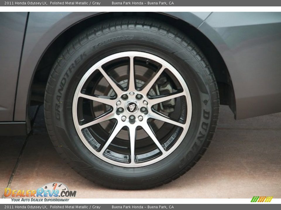 2011 Honda Odyssey LX Polished Metal Metallic / Gray Photo #29