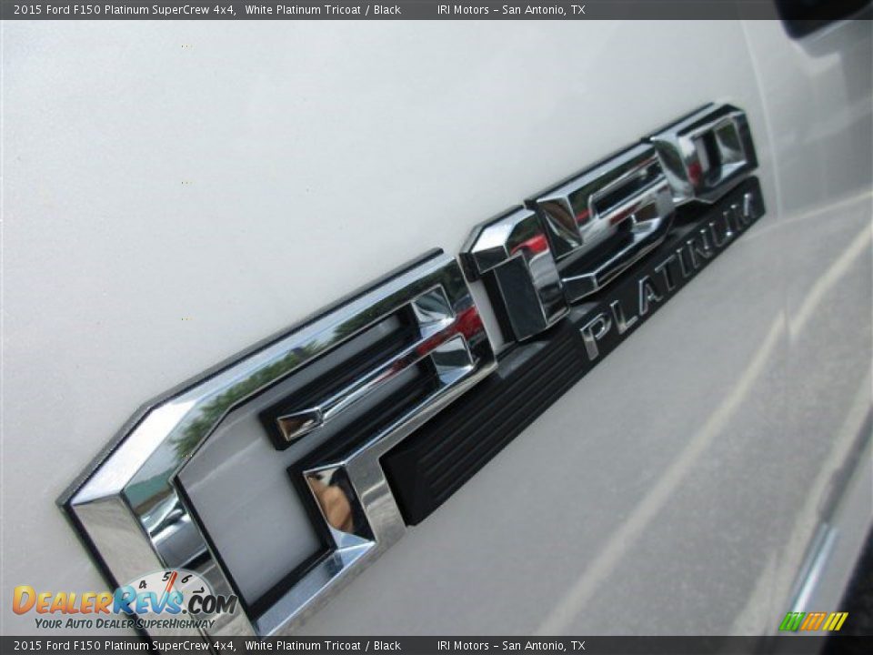 2015 Ford F150 Platinum SuperCrew 4x4 White Platinum Tricoat / Black Photo #3