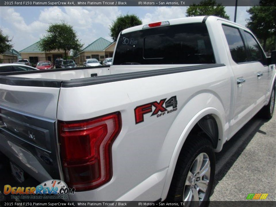 2015 Ford F150 Platinum SuperCrew 4x4 White Platinum Tricoat / Black Photo #5