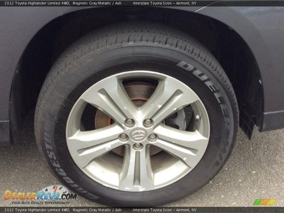 2012 Toyota Highlander Limited 4WD Magnetic Gray Metallic / Ash Photo #22