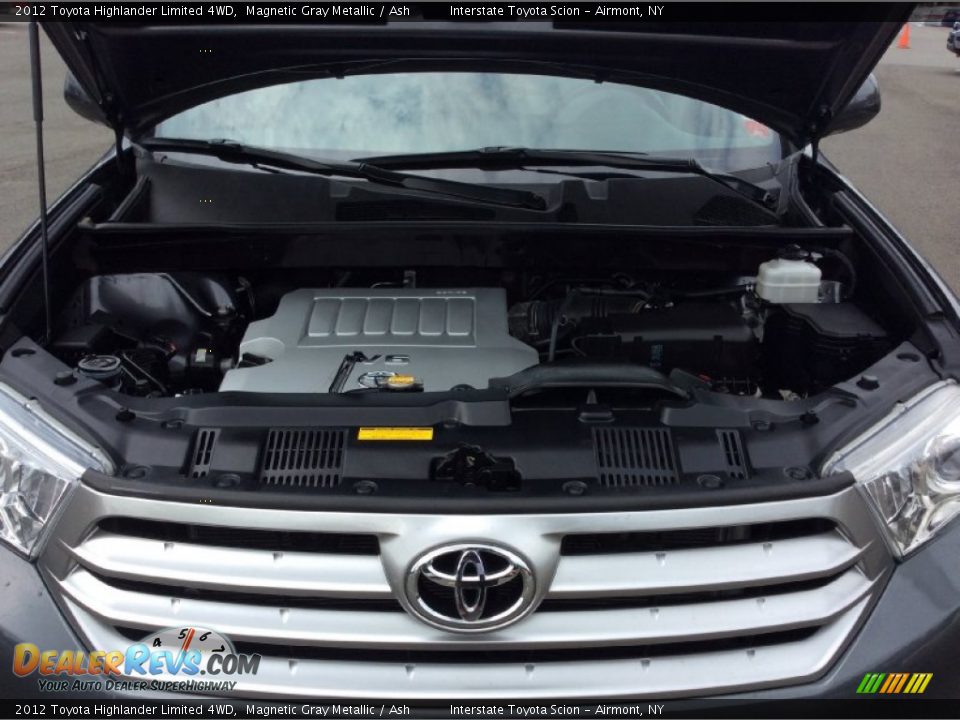 2012 Toyota Highlander Limited 4WD Magnetic Gray Metallic / Ash Photo #24
