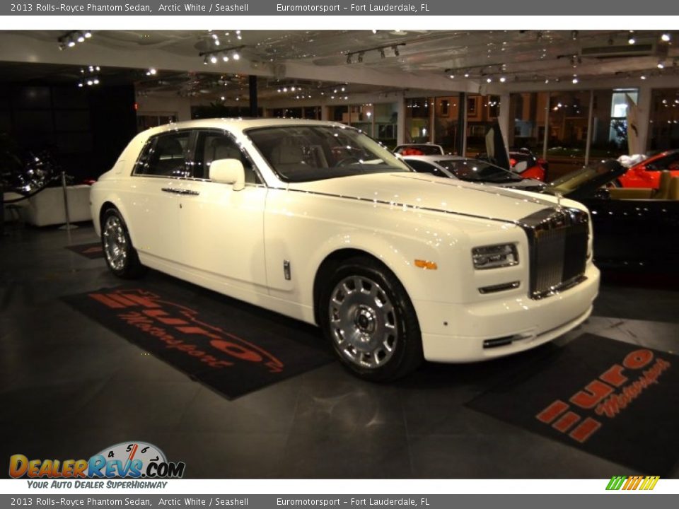 2013 Rolls-Royce Phantom Sedan Arctic White / Seashell Photo #2