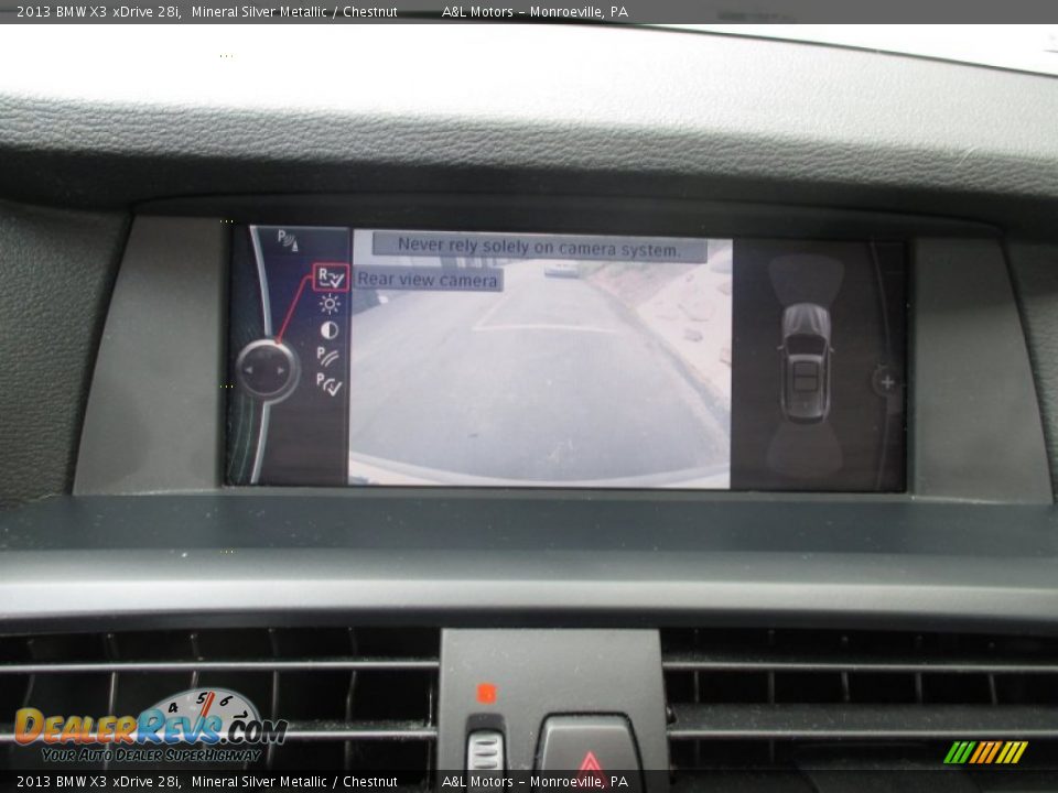 2013 BMW X3 xDrive 28i Mineral Silver Metallic / Chestnut Photo #17