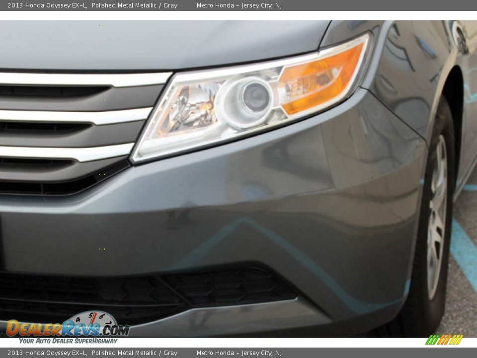 2013 Honda Odyssey EX-L Polished Metal Metallic / Gray Photo #29