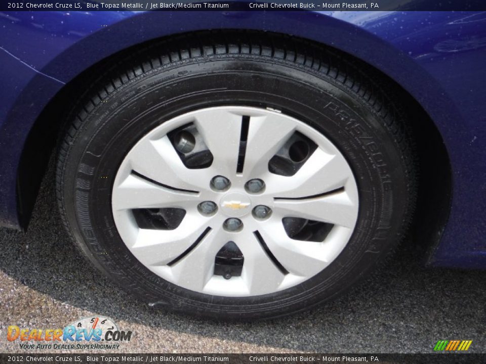 2012 Chevrolet Cruze LS Blue Topaz Metallic / Jet Black/Medium Titanium Photo #3