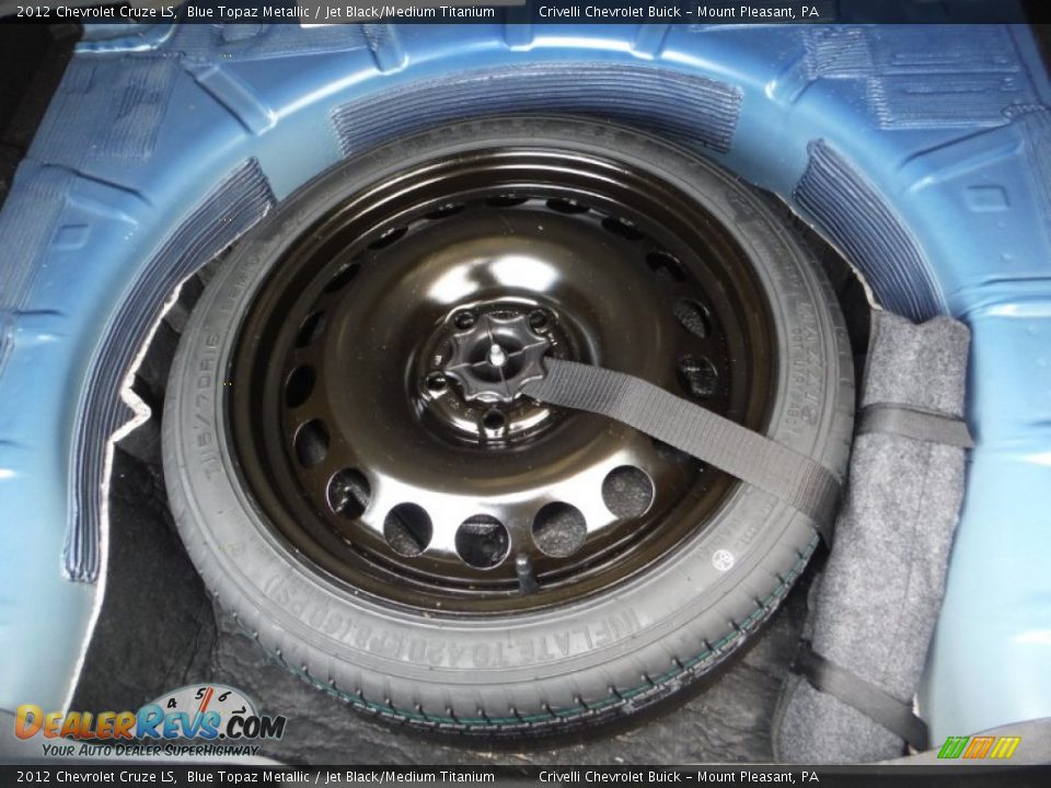 2012 Chevrolet Cruze LS Blue Topaz Metallic / Jet Black/Medium Titanium Photo #24