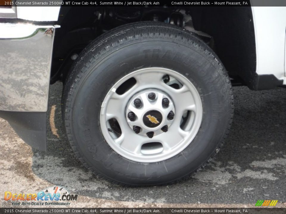 2015 Chevrolet Silverado 2500HD WT Crew Cab 4x4 Summit White / Jet Black/Dark Ash Photo #3