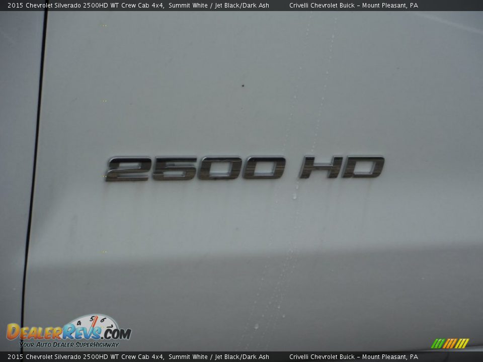 2015 Chevrolet Silverado 2500HD WT Crew Cab 4x4 Summit White / Jet Black/Dark Ash Photo #4