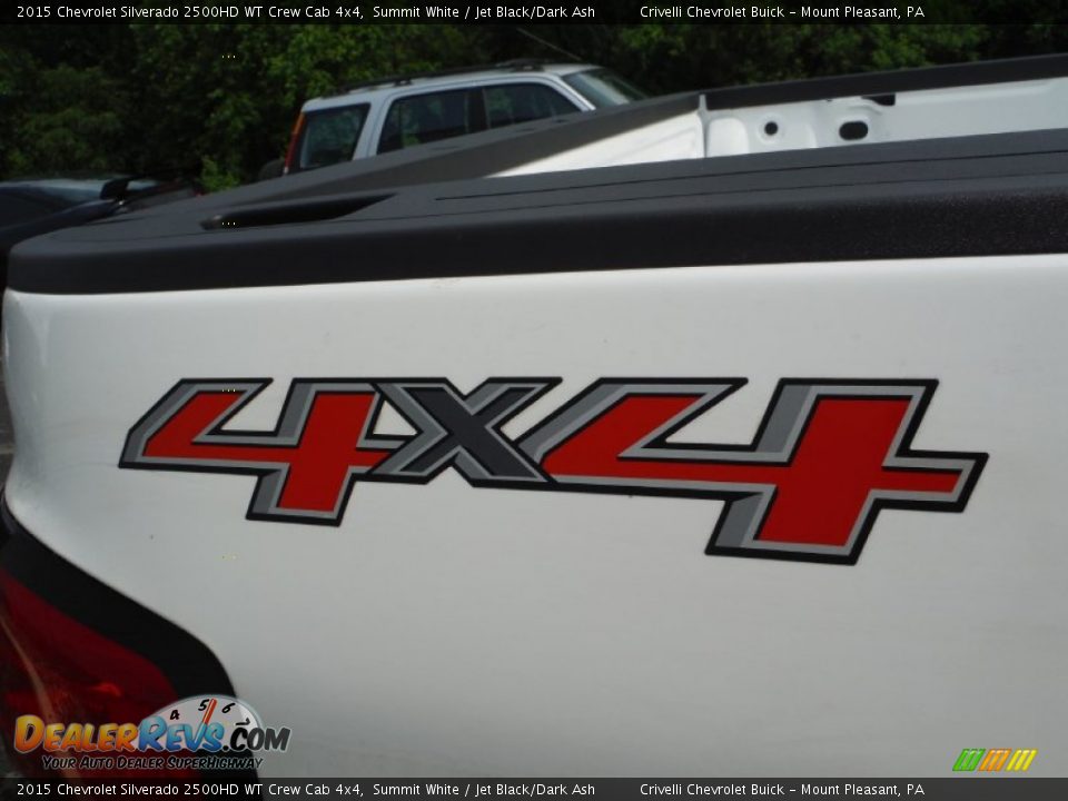 2015 Chevrolet Silverado 2500HD WT Crew Cab 4x4 Summit White / Jet Black/Dark Ash Photo #7