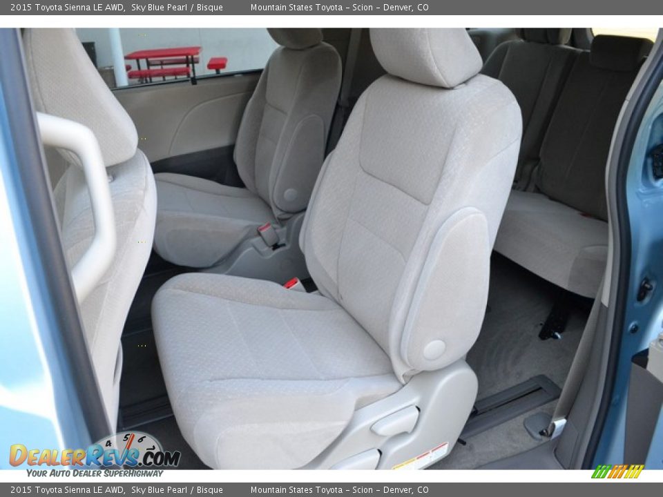 2015 Toyota Sienna LE AWD Sky Blue Pearl / Bisque Photo #6