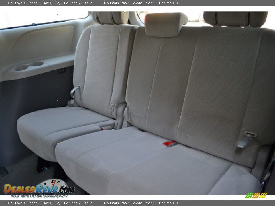 2015 Toyota Sienna LE AWD Sky Blue Pearl / Bisque Photo #7