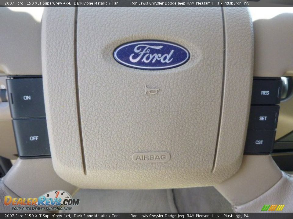 2007 Ford F150 XLT SuperCrew 4x4 Dark Stone Metallic / Tan Photo #17
