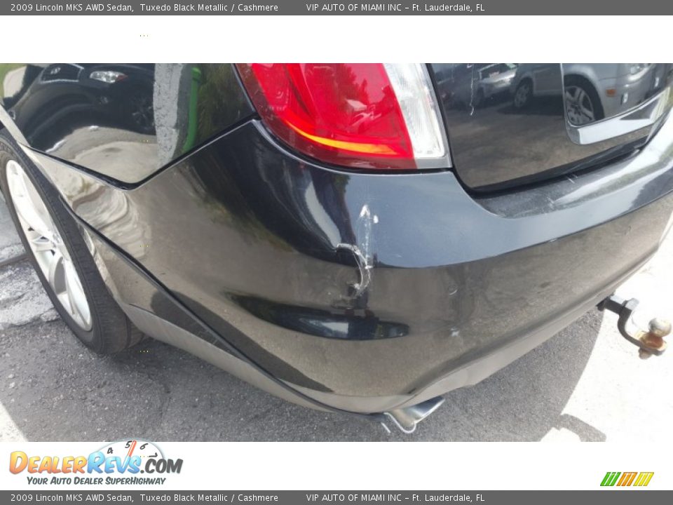 2009 Lincoln MKS AWD Sedan Tuxedo Black Metallic / Cashmere Photo #6