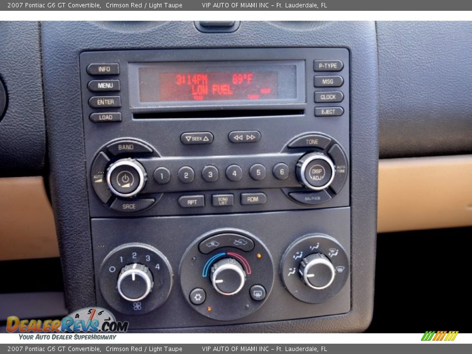 Controls of 2007 Pontiac G6 GT Convertible Photo #30