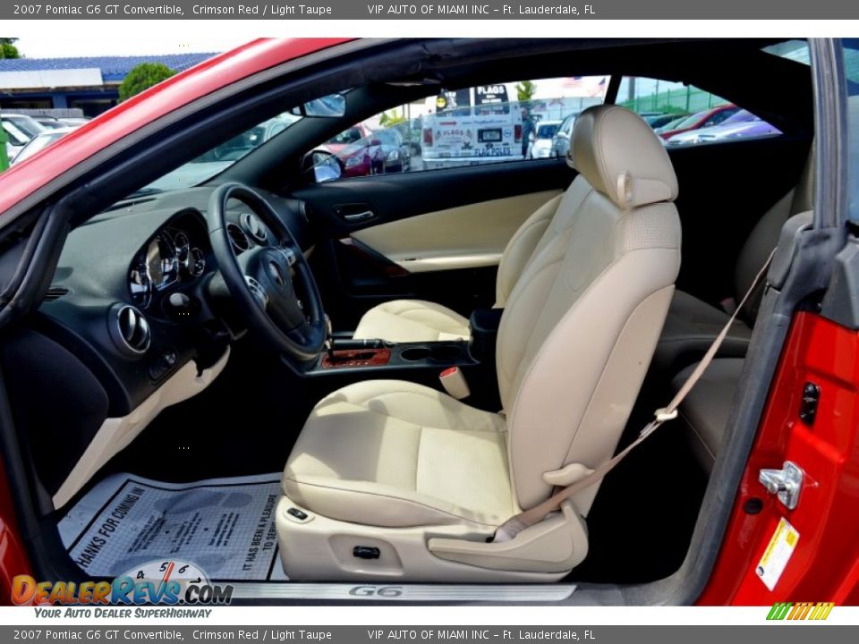 Front Seat of 2007 Pontiac G6 GT Convertible Photo #35