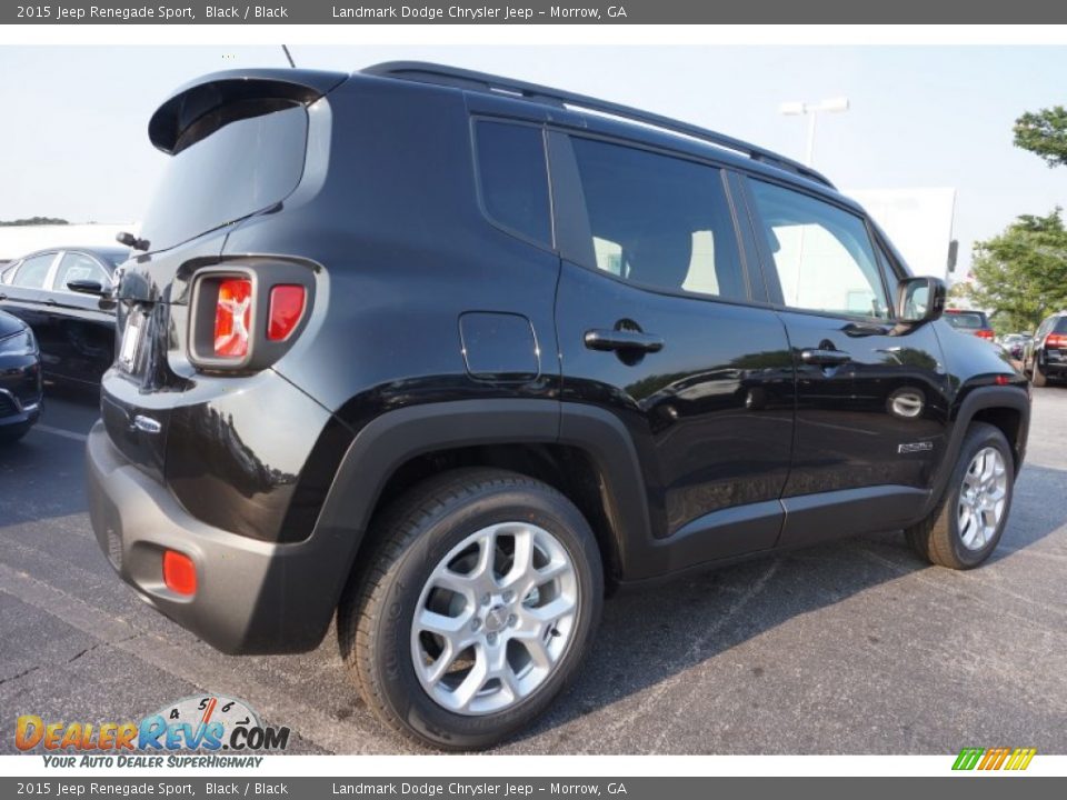 2015 Jeep Renegade Sport Black / Black Photo #3