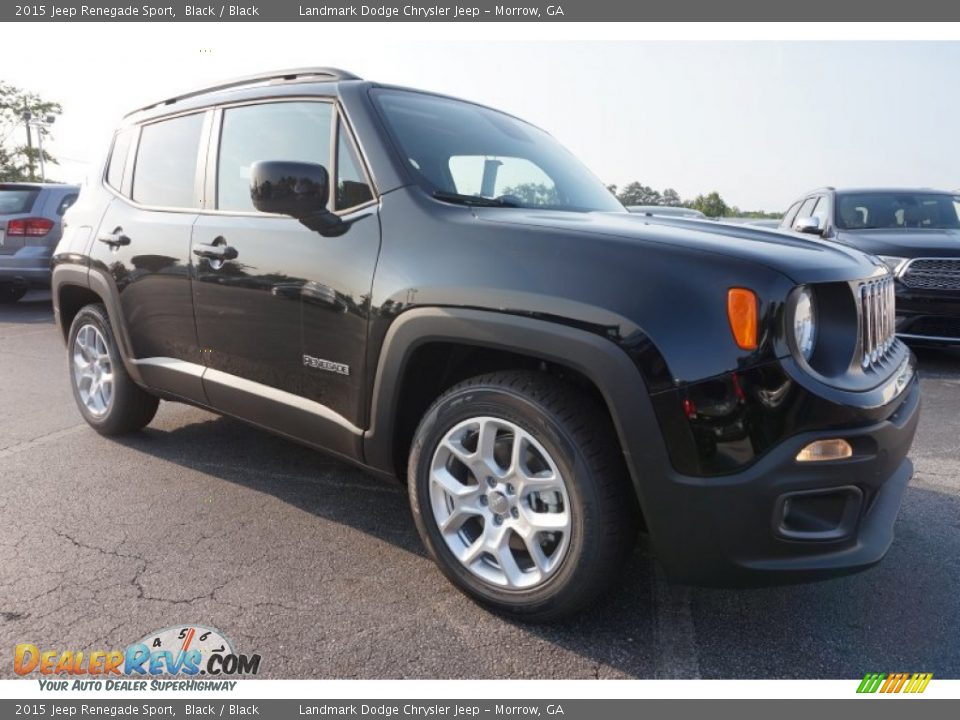Front 3/4 View of 2015 Jeep Renegade Sport Photo #4