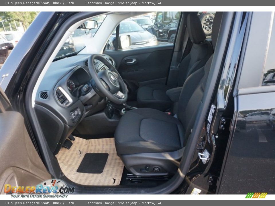 2015 Jeep Renegade Sport Black / Black Photo #7
