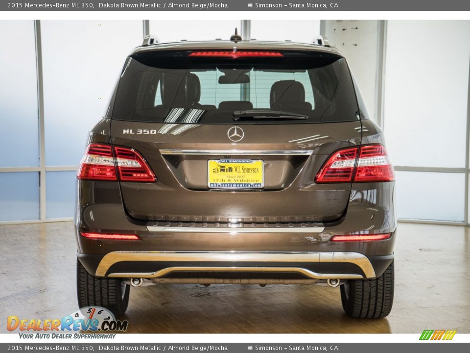 2015 Mercedes-Benz ML 350 Dakota Brown Metallic / Almond Beige/Mocha Photo #3