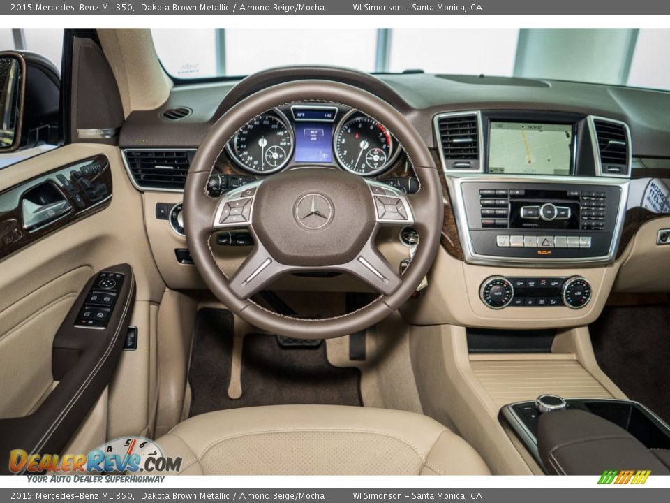 2015 Mercedes-Benz ML 350 Dakota Brown Metallic / Almond Beige/Mocha Photo #4