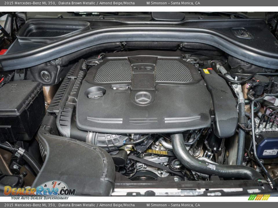 2015 Mercedes-Benz ML 350 Dakota Brown Metallic / Almond Beige/Mocha Photo #9