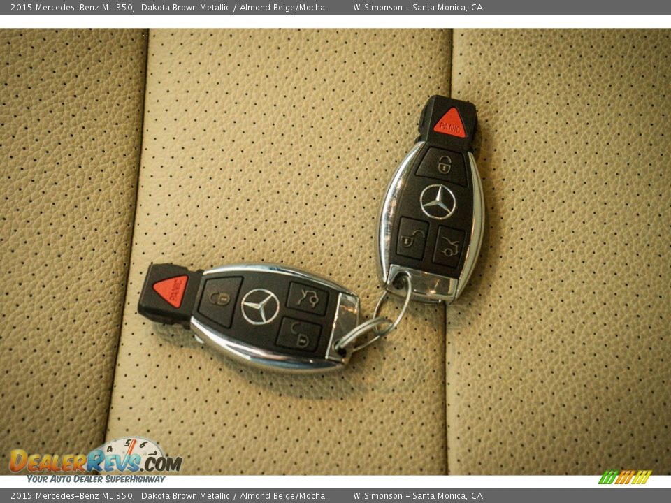 2015 Mercedes-Benz ML 350 Dakota Brown Metallic / Almond Beige/Mocha Photo #11