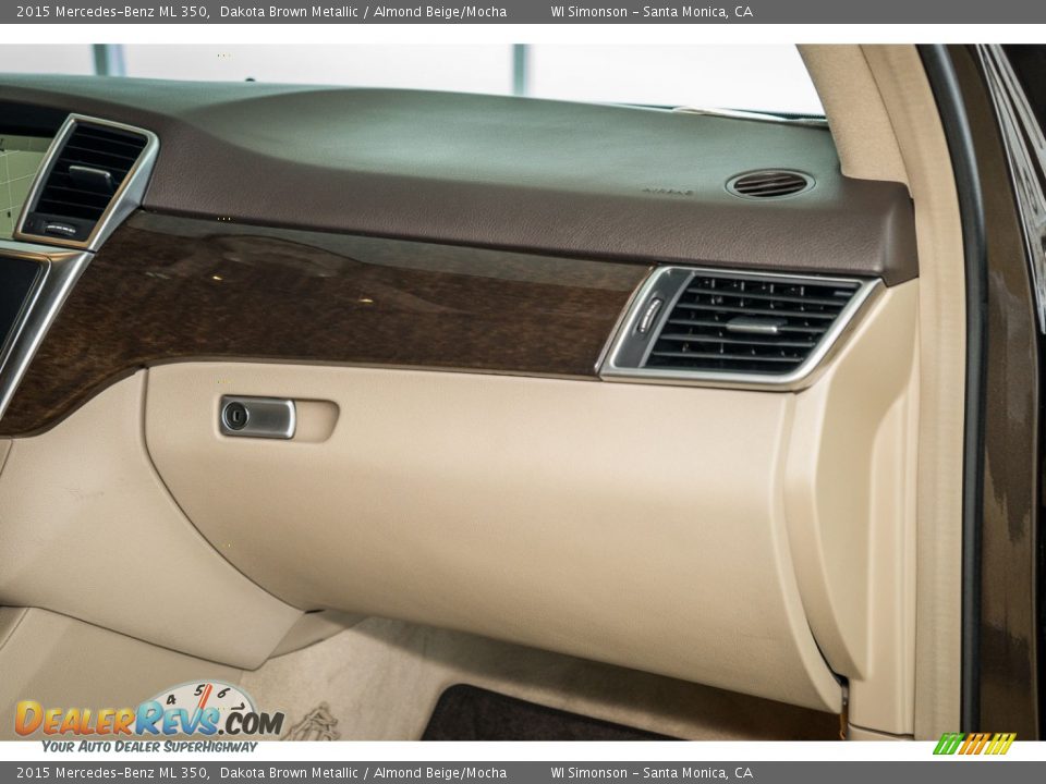 2015 Mercedes-Benz ML 350 Dakota Brown Metallic / Almond Beige/Mocha Photo #23