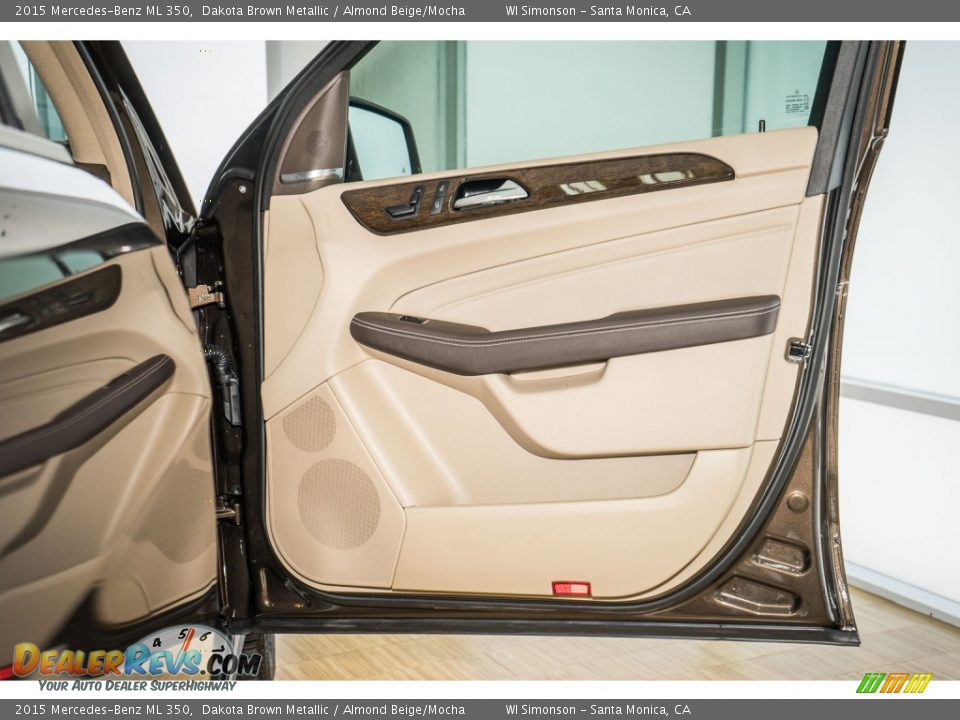 2015 Mercedes-Benz ML 350 Dakota Brown Metallic / Almond Beige/Mocha Photo #25