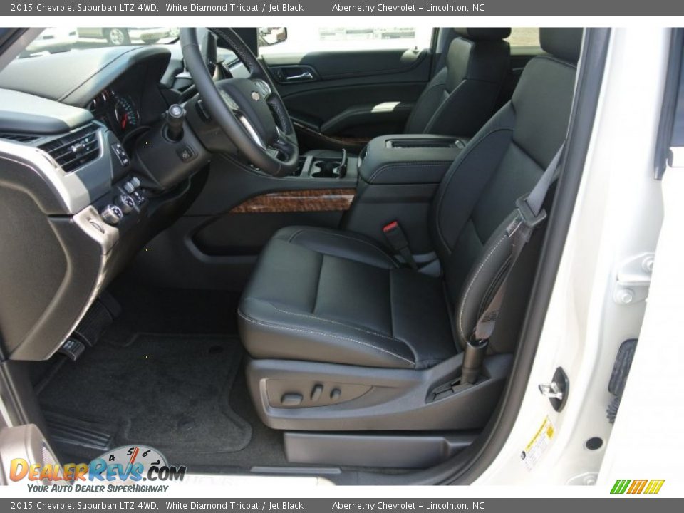 2015 Chevrolet Suburban LTZ 4WD White Diamond Tricoat / Jet Black Photo #7