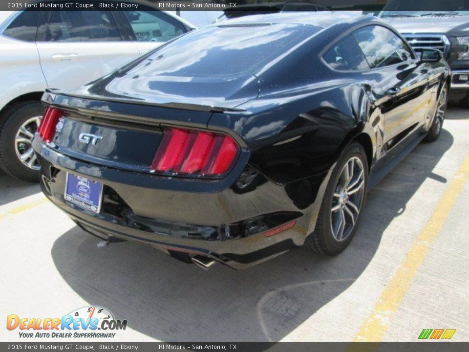 2015 Ford Mustang GT Coupe Black / Ebony Photo #5