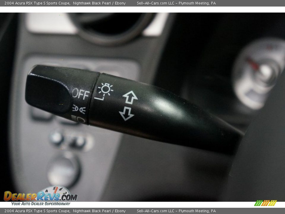 2004 Acura RSX Type S Sports Coupe Nighthawk Black Pearl / Ebony Photo #20