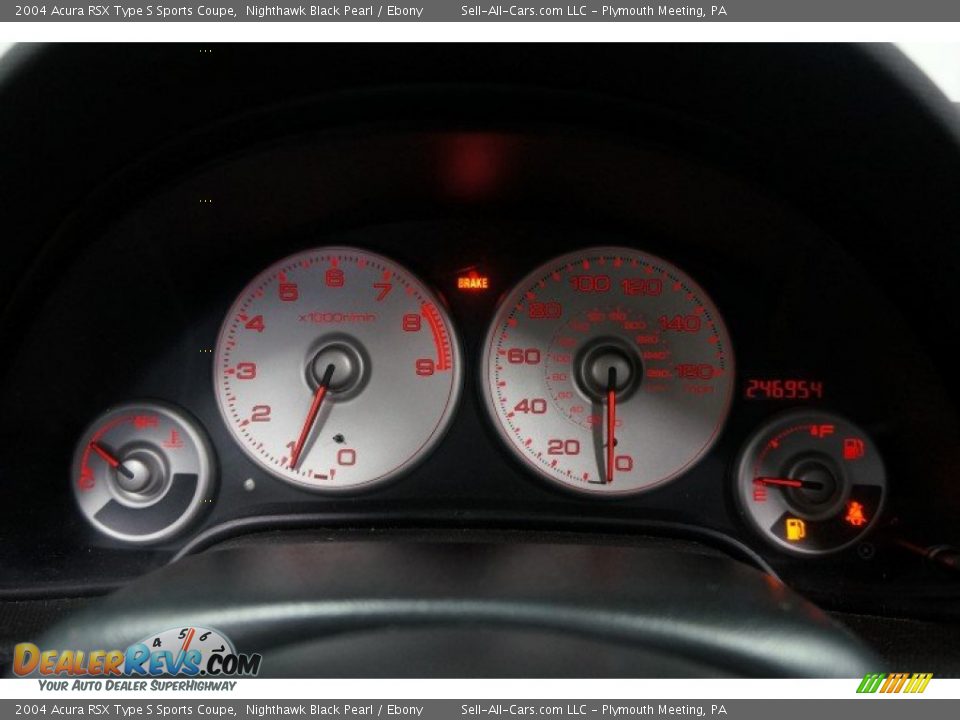 2004 Acura RSX Type S Sports Coupe Nighthawk Black Pearl / Ebony Photo #22