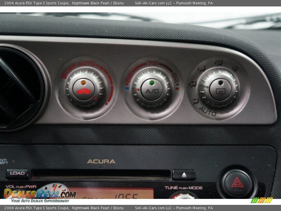 2004 Acura RSX Type S Sports Coupe Nighthawk Black Pearl / Ebony Photo #24