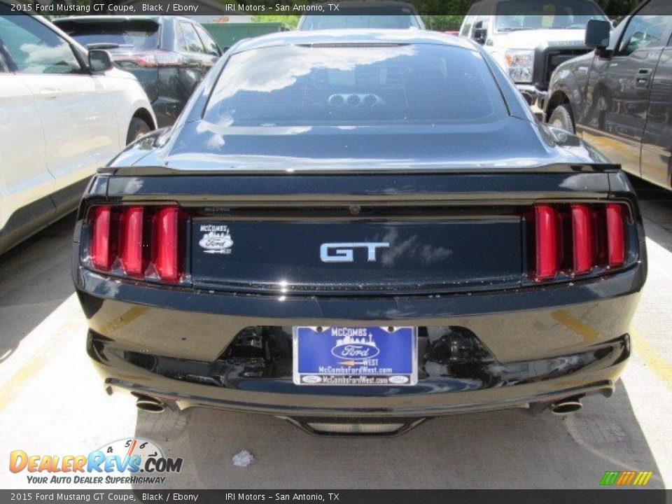 2015 Ford Mustang GT Coupe Black / Ebony Photo #6