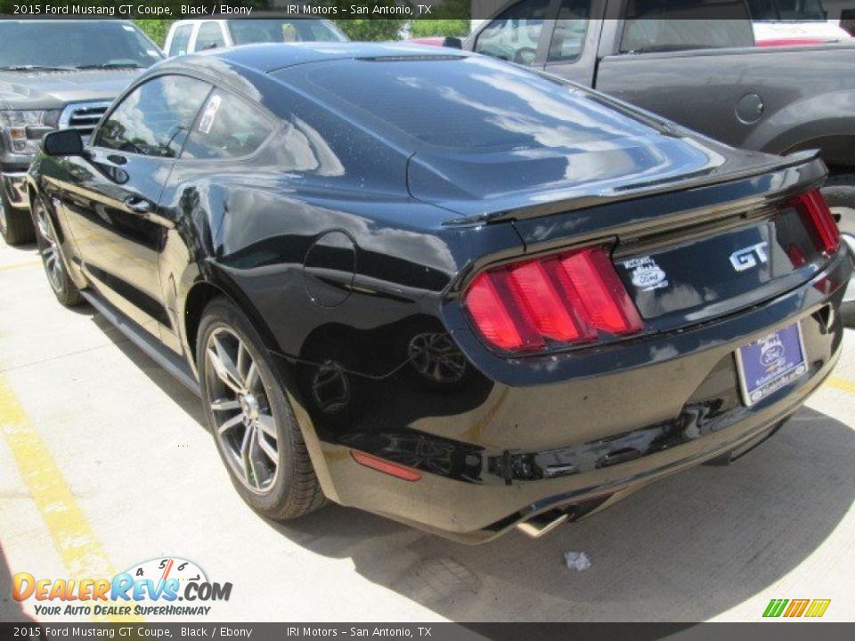 2015 Ford Mustang GT Coupe Black / Ebony Photo #7