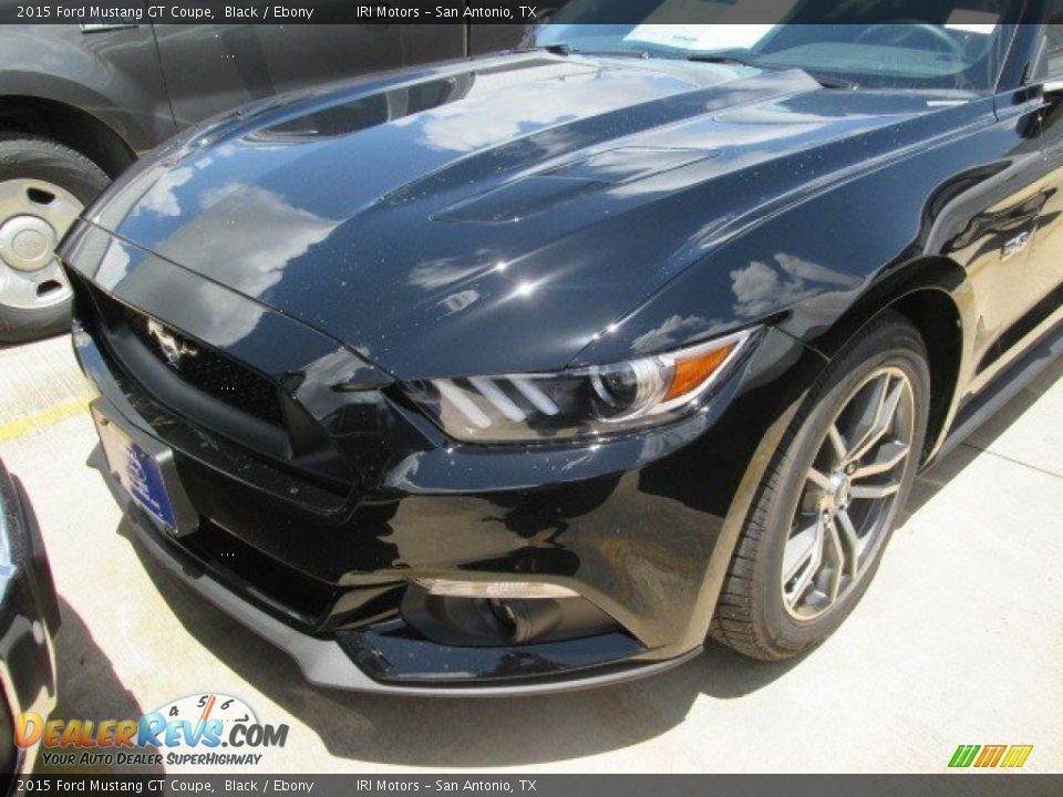 2015 Ford Mustang GT Coupe Black / Ebony Photo #9